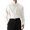 White, variant on Mens Summer Shirts, Autumn Irregular Lapel French Menswear Show Button Long Sleeve Shirt White S