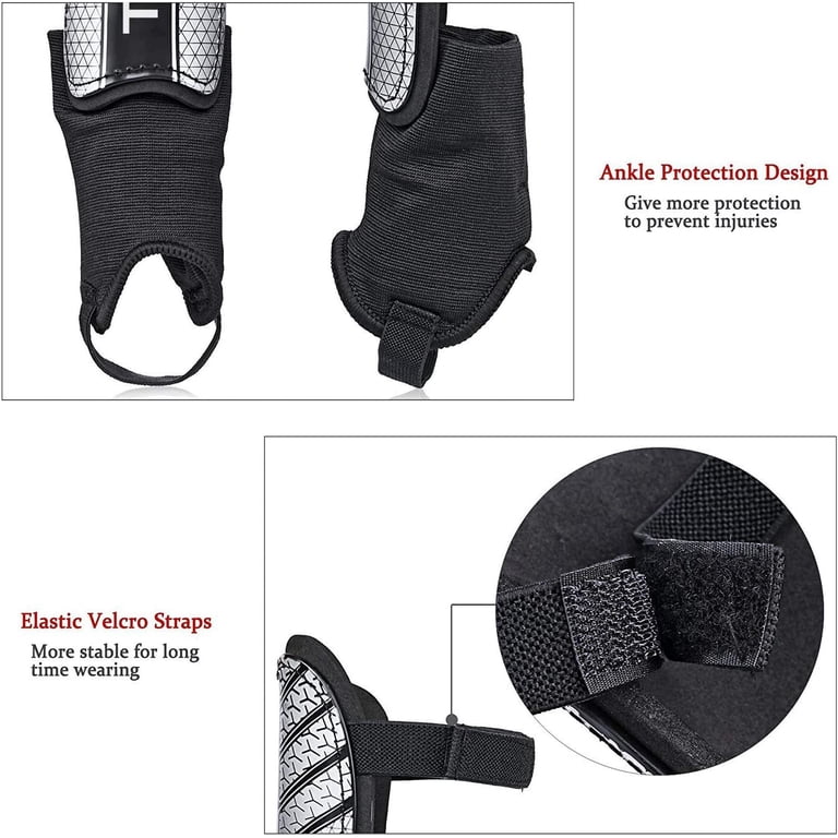 Vetpw Soccer Shin Guards, Kids Youth 3-16 Years, XS photo 5
