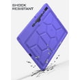 thumbnail image 3 of Poetic TurtleSkin Case for Samsung Galaxy Tab S8 Ultra 14.6 Inch 2022, Heavy Duty Silicone Case, Kids Friendly, Purple, 3 of 5