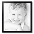 thumbnail image 2 of ArtToFrames 23" x 24" Satin Black Bull Nose Picture Frame, 23x24 inch Black Wood Poster Frame (WOM-1417), 2 of 7
