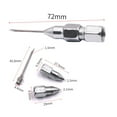 thumbnail image 3 of Removable Grease Gun Needle Tip Nozzle, Iron Construction for Precise Lubrication, 70mm Length, Connects to Grease Guns, 3 of 8