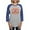 Heather/Blue, variant on CafePress - Retro 80S Weekend Forever Long Sleeve T Shirt - Womens Baseball Tee