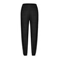 thumbnail image 3 of HOOJT Clearance!Joggers for Women Striped Tracksuit Bottoms Yoga Pants Lightweight Jogging Sweatpants Sports Lounge Pants Elasticated Waist Trousers, 3 of 5