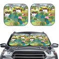 thumbnail image 2 of Sikiie Garden Farm Print Foldable Car Windshield Sun Visor, Car Window Sunshade Suitable for Sedan, SUV and Truck Car Accessories-Small, 2 of 6