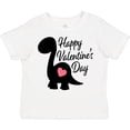 thumbnail image 3 of Inktastic Happy Valentines Day with Dinosaur Silhouette and Heart Boys or Girls Toddler T-Shirt, 3 of 5