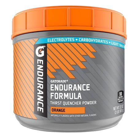 GATORADE ENDURANCE FORMULA THIRST QUENCHER POWDER ORANGE 32 OZ