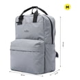 thumbnail image 2 of Totto Mochila Porta Laptop 14 Bolsillo Secreto Y Organizador Interno | Escuela - Viaje - Oficina | 1 azul M, 2 of 18