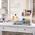 thumbnail image 4 of LMHF Large Makeup Organizer - Clear Stackable Jewelry & Makeup Organizer For Vanity, Bathroom Storage, Dresser - 12 Drawers Cosmetic Beauty Organizers and Storage with Lipstick, Makeup Brush, 4 of 5