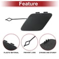 thumbnail image 4 of Tapa del gancho de remolque del parachoques del automóvil Unique Bargains No.51127363264 para BMW 428i 2014-2016 Lima Plástico 1 Pcs Duradera, 4 of 7