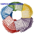 thumbnail image 4 of Giant Bingo Game Set - 11-inch tall metal cage with call board, 7/8-inch bingo balls, 500 bingo chips, 100 bingo cards, suitable for large group games, 4 of 8