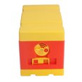 thumbnail image 4 of Herramienta De Apicultura, Caja De Apicultura Liviana De PP Fácil De Usar Para Abejas Italianas ANGGREK Rojo, 4 of 8