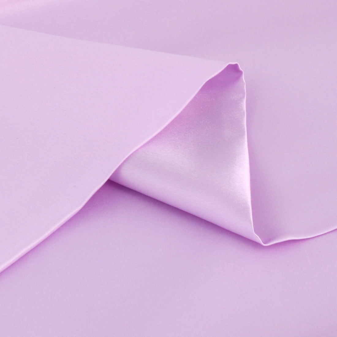 Unique Bargains 1 Piece 100% Silk Pillowcase Light Purple Queen