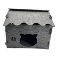 thumbnail image 4 of Casa nido para gatos, cama cueva , autocalentable, acogedora, refugio tipo condominio, escondite para gatos, cama cúbica para caniche,, 4 of 8