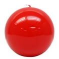 thumbnail image 1 of Unscented High Gloss Red Round Candle, 1 of 5
