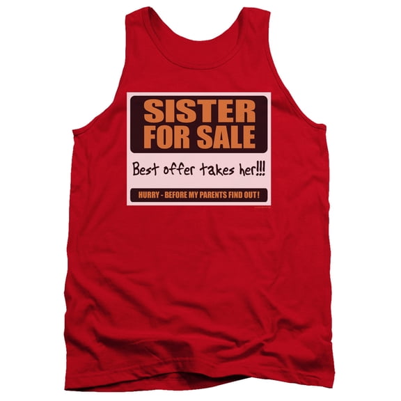 - Sister For Sale - Tank Top - Large