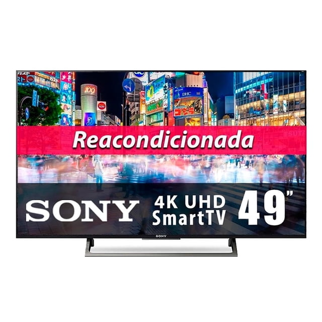 TV Sony 49 Pulgadas 4K Ultra HD Smart TV LED XBR-49X800E Reacondicionada