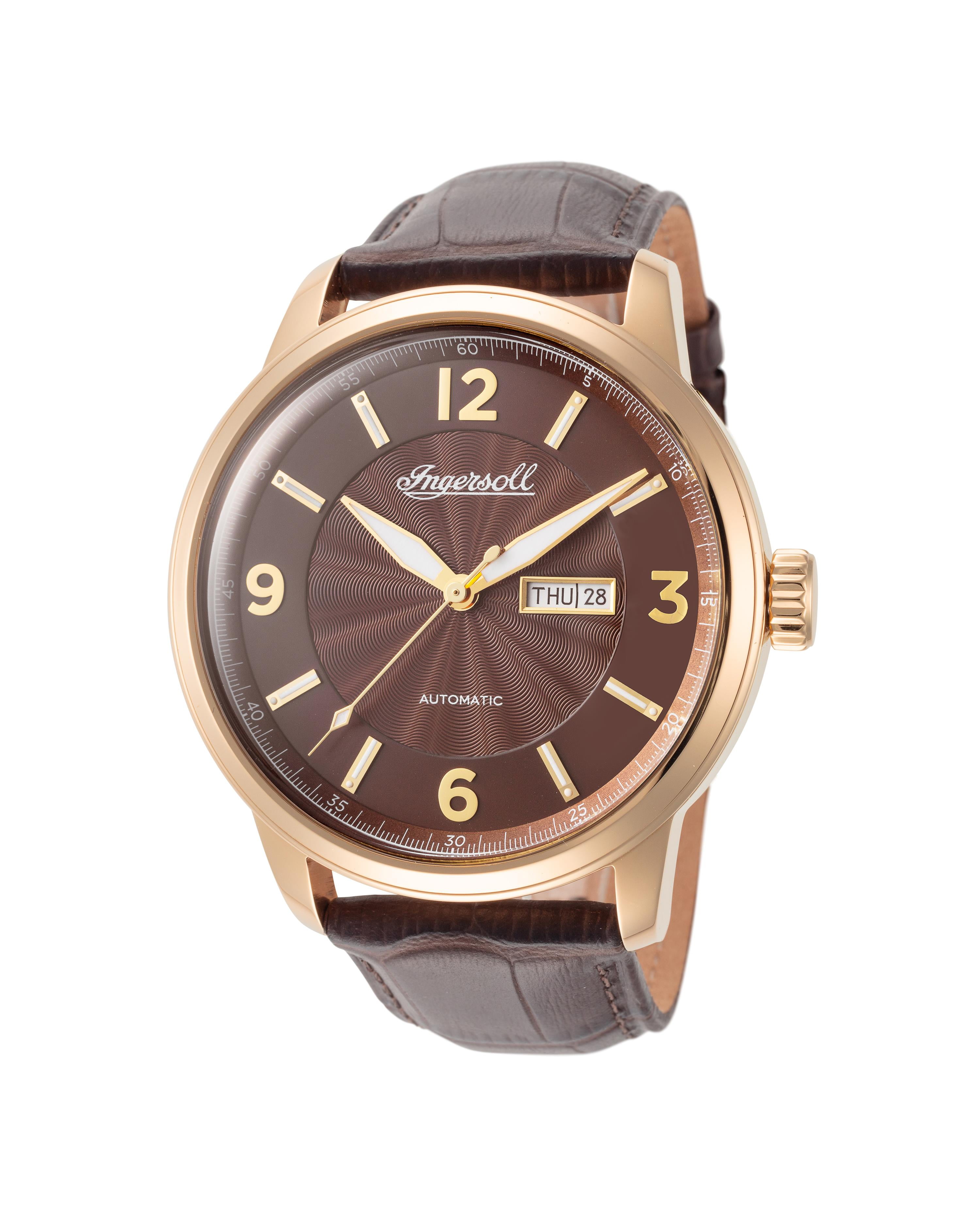 Ingersoll Rand Ingersoll Men's Regent I00201 47mm Brown Dial Leather