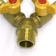 thumbnail image 3 of Válvula de Enchufe Doble Neumática Empuje para Los Accesorios Latón Niquelado 1/2 Rosca Recta Conecte Los Accesorios de Ajuste Zulema adaptador de manguera de jardín, 3 of 8