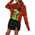 thumbnail image 4 of Women's Ugly Christmas Pullover Sweaters Long Sleeve Cute Sweaters for Wintertime and Holiday Parties, 4 of 9