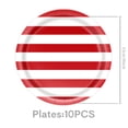 thumbnail image 6 of 1Set 4th of July Party Party Supplies Disposable Paper Plates Napkins Cups Tablecloth Kit Serves for 4th of July Independence Day July 4th Themed Celebration Picnic, 6 of 9