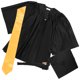 thumbnail image 3 of BRIGHTFUFU 1 Juego de vestido de temporada de graduación, gorro con borlas, faja de graduación, traje de graduación 2024 para niños, talla 27, 3 of 7