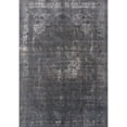thumbnail image 1 of Ahgly Company Machine Washable Indoor Rectangle Industrial Modern Black Area Rugs, 7' x 10', 1 of 7