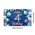 thumbnail image 3 of Colorful Balloons Birthday Banner Decorative Design Happy Birthday Event Decoration Backdrop for Kids Party Indoor Celebration Photography, 3 of 7