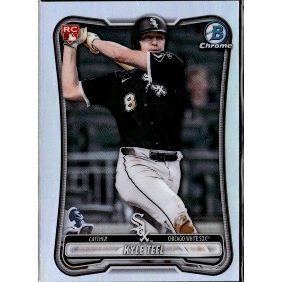 Collectible 2026 Bowman Chrome Kyle Teel #19 RC Topps Chicago White Sox Baseball Card Chicago White Sox MLB Baseball Trading Card