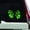 Lime Green, variant on VWAQ Bloody Hands Decal Scary Stickers Window Decal