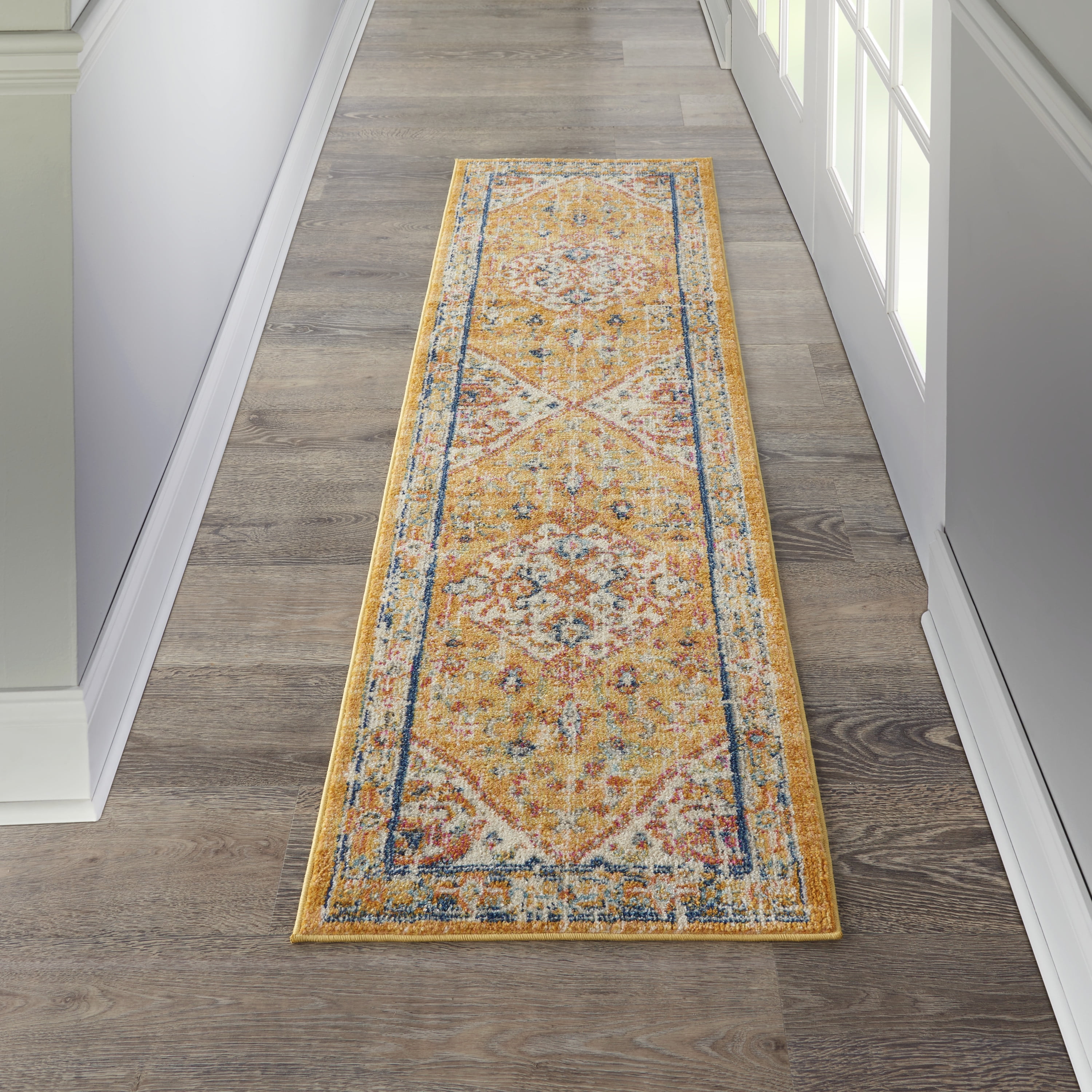 Nourison Passion Ivory/Yellow Area Rug