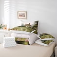 thumbnail image 6 of jejeloiu Rustic Farmhouse Cabin 7 Pieces Bedding Comforter Set,Colorful Cute Flowers Full Bedding Set,Nature Scenery Fitted Sheet Flat Sheet For Men Women,Ultra Soft Home Decor Reversible, 6 of 8
