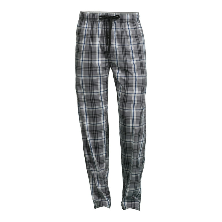 Hanes Men s Woven Sleep Pants Size S 2XL Walmart