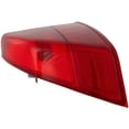thumbnail image 5 of For Honda Civic 2001 2002 Tail Light Assembly Driver Side | Outer | Chrome Housing | Red Lens | Combo Light | With Turn Signal | Replacement For HO2800133 | 33551S5DA01, 762405601960, 5 of 6