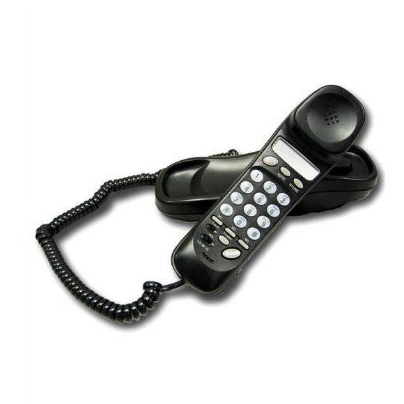 2 Pack of Cortelco ITT 615000-voe-21m Trendline Corded Phone Black Itt-6150-bk