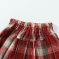 thumbnail image 5 of XEGLSBU Skirts for Girls Size 10-12 Girls' Pleated Plaid Mini Skirt Girl Skirts Skorts Outfits with Bowknot Girls Skirts Size 6/7 Red Size 4-5 Years, 5 of 8