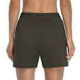 thumbnail image 6 of Women's Lounge Running Shorts Elastic Waist Gym Athletic Shorts with Pockets, 6 of 6