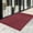 Red, variant on YYHQDS Composite Polyester Door Mat, Solid Color Enduring Striped Entrance Floor Mat, Stylish and Durable Mat for Home Entrance, Can Be Cut for Custom Fit Clearance Sales Today Deals Prime