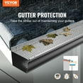 thumbnail image 2 of VEVOR Gutter Guard, 6 inch Width, Aluminum Leaf Filter DIY Gutter Cover, 52 PCS 208 ft Total Length, 0.157'' Hole Diameter & 0.02'' Thick  Fits Any Roof or Gutter Type, 2 of 9