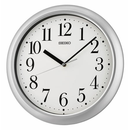 UPC 020963856063 product image for Seiko 12  Yori Round Wall Clock  Pearlized White Quartz  Analog QXA787SLH | upcitemdb.com