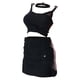 thumbnail image 2 of Traje de vestido corto femenino a escala 1/6, accesorios de moda, regalos de cosplay, decoración negra, juguete multifuncional, uniforme de moda. sin abrigo, 2 of 9