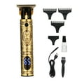thumbnail image 1 of Graflsoa VGR V-228 Gold Electric Hair Clipper with LCD Display, Professional Grooming Tool for Men, Adjustable Comb Attachments, 180 Min Runtime, 2-Hour Charge, Includes Cleaning Brush & Lubricant, 1 of 6
