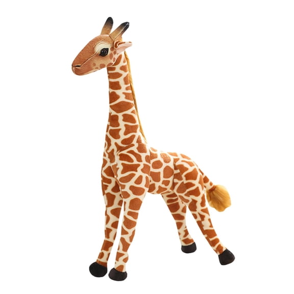 LeeQinersw Giraffe Plush Toys Home Decorations Interactive Toy Lifelike Doll Stuffed Animal 48cm