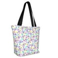 thumbnail image 2 of Fotbe Butterflies on Polka Dots Pattern Beach Tote,Shoulder Handbag,Spacious Tote Bag,Lightweight Travel Bag,Versatile Shopping Bag, 2 of 9