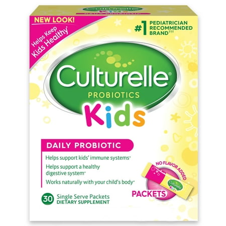 Culturelle Probiotics Kids Daily Probiotic Dietary Supplement Packets - 30 CT - Walmart.com
