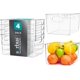 thumbnail image 1 of Large Clear Plastic Storage Bins for Shelves, Clothes, with Handle - Clear Storage Bins, Drawer, Shelf, Closet, Pantry, Fridge, Freezer Organizer Bins, Closet Organizers and Storage (4 pack), 1 of 7