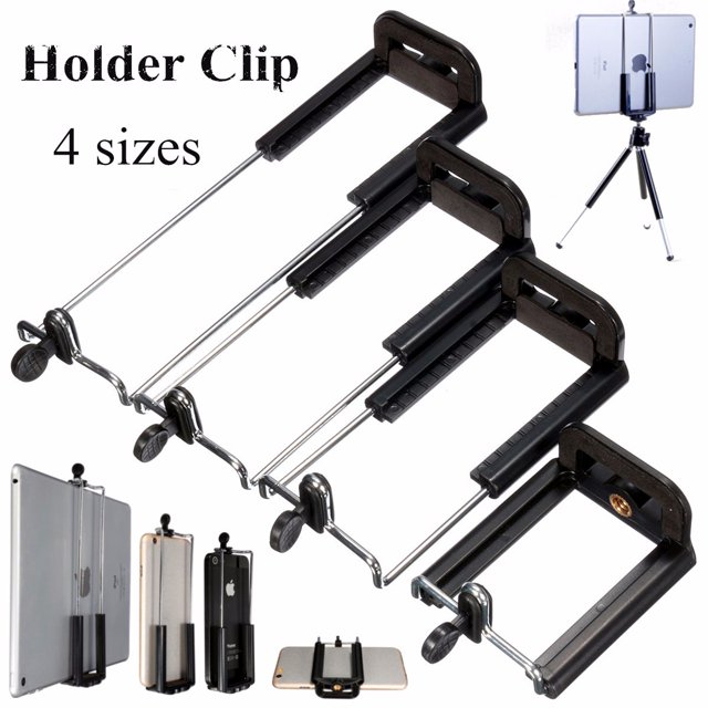 1pc 1/4 Support de Support de Clip de Vis pour Trépied de Caméra pour Tablette IPad 8 Pouces