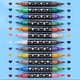 thumbnail image 5 of Bolígrafos de gel con purpurina de doble punta (paquete de 12) | Set de resaltadores y marcadores con tinta perlada para estudiantes, diarios, álbumes de recortes y proyectos artísticos | 24 colores, 5 of 6