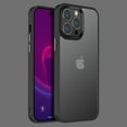 thumbnail image 1 of TECH CIRCLE Colorful Case for iPhone 14 Pro Max (6.7 inch) 2022 - Protective Translucent Back Cover Case, Black, 1 of 8