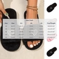 thumbnail image 3 of Risckoth Women's Fuzzy Slippers Heart Charm Detail Open Toe Plush Lined Indoor Slides, 3 of 5