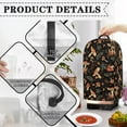 thumbnail image 5 of FKELYI Retro Mushroom Leaf Print Blender Dust Cover with Handle Anti Splash Water Resistant Blender Mixer Protector Covers for Kitchen Appliance Dustproof Cover, 5 of 6